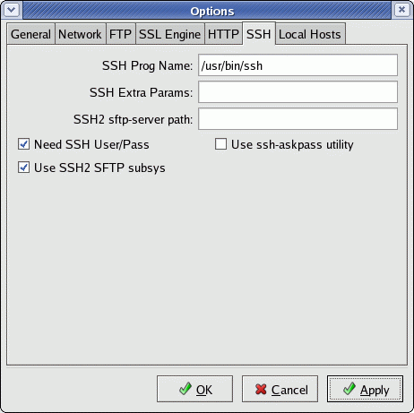 linux filezilla ssh web server